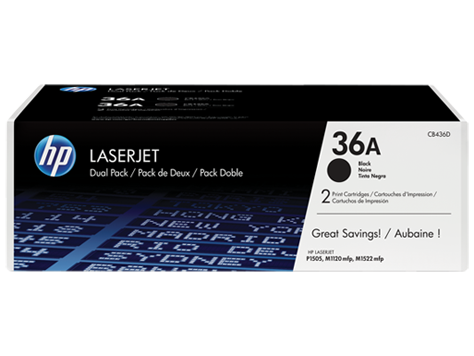 Mực In HP LaserJet P1505 Black Crtg Dual Pack (CB436AD) 618EL